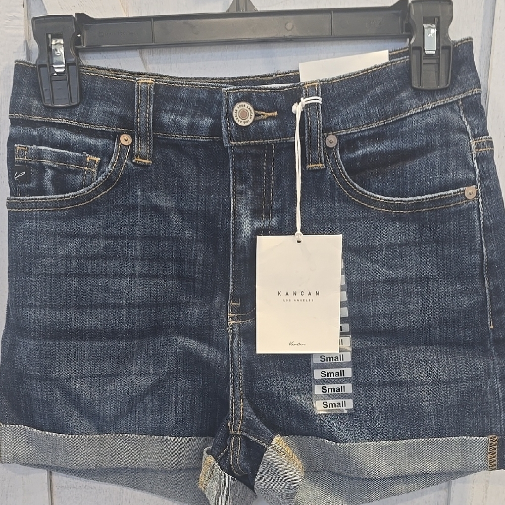 KanCan Women's Blue Denim Shorts